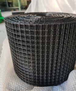 Black pvc coated galvanised mesh rolls